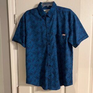 RSVLTS Men's Button Down Shirt Large